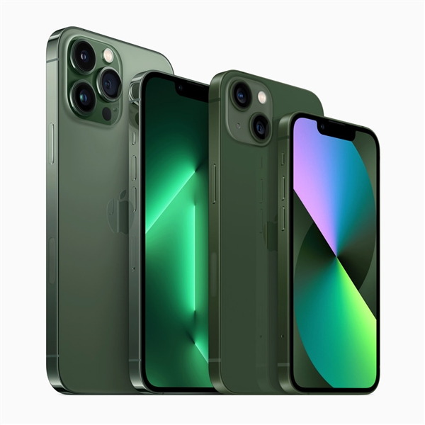 iPhone 13系列新增蒼嶺綠：7999元起！蘋果正全力生產(chǎn)