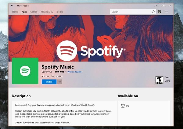 Spotify應用意外導致Windows 10系統(tǒng)恢復功能故障