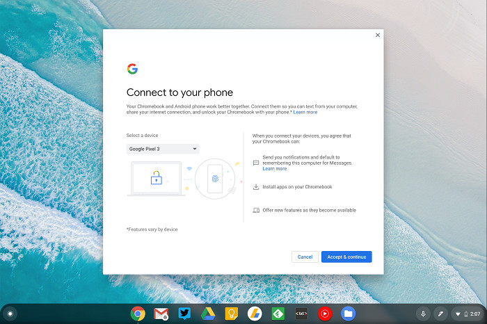 Chrome OS 71正式發(fā)布，帶來更好Android協(xié)作功能